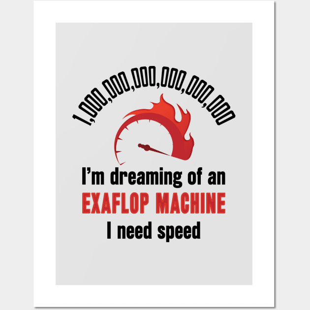 Exaflop Machine Supercomputer Wall Art by UltraQuirky